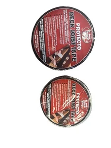 Protecto Deck Balkenband 4 Zoll x 50 Fuß plus "BONUS" Rolle 2 Zoll x 50 Fuß Deck Balkenband - Bild 1 von 2