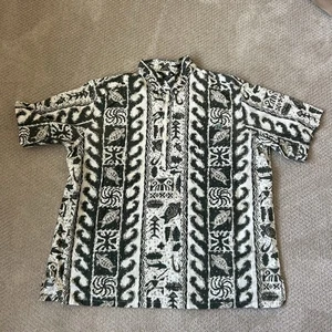 Top camicia uomo 2XL/3XL Università delle Hawaii con bottoni sport hawaiano papà - Foto 1 di 4