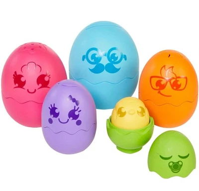 Tomy Hide 'N' Squeak Nesting Eggs Educational Activity Toy New - Image 1 of 4