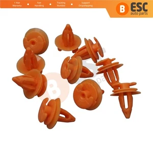 ECF5030 10X Door Trim Panel Retainer Orange Color for BMW and Ford : 51411973500 - Picture 1 of 3