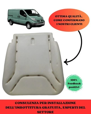 RICAMBIO SEDILE IMBOTTITURA SEDUTA PER RENAULT TRAFIC (anno dal 2001 al 2014) - Immagine 1 di 4