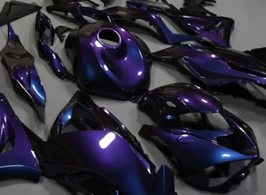 Chameleon Purple Blue Fairing Kit Panel For Kawasaki Z500 2024 2025 ABS Bodywork - Picture 1 of 4