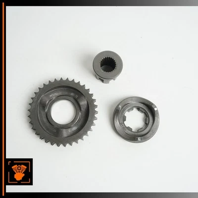 06-11 Juego de piñones de cadena primaria conjunto compensador deslizante Harley Electra OEM Foto 1 de 4