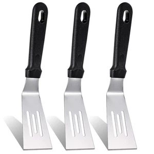 Small Metal Spatula Set - 3Pcs Mini Spatulas for Cooking and Baking Stainless... - Picture 1 of 7