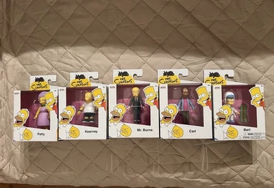 Figuras Simpson Jakks Pacific 2,5 pulgadas onda 5 Patty Bart Kearny Carl Mr. Burns Foto 1 de 3
