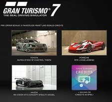 Gran Turismo 7 Pre-Order Code DLC | 3 Vehicles + 100,000 CR Bonus - PS4 PS5
