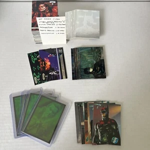 1995 Fleer Ultra Batman Complete MASTER Set Base Set 1-120 plus all 5 insert set - Picture 1 of 7