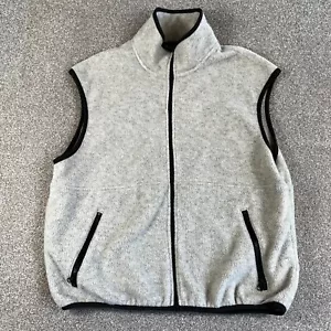 Vintage Timberland Vest Mens L Large Beige Gilet Zip Pocket Sleeveless Jacket - Picture 1 of 9
