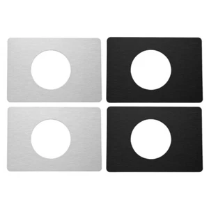 2Pcs Door Handle Cover Fixing Repair Backplate Square Fixing Plates for Door - Picture 1 of 10