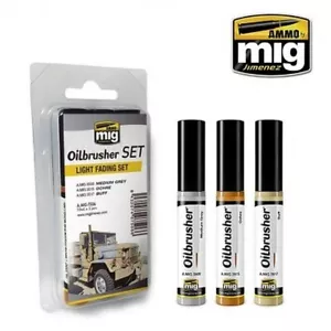 A.MIG 7506 - Ammo by MIG - Oilbrusher Set Light Fading Set - NEU - Bild 1 von 1