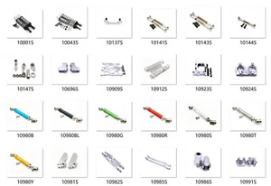 Fits for 1/10 VRX RH1043 RH1045 Rc Car aluminum Metal Upgrade DIY Parts silver - Picture 1 of 40