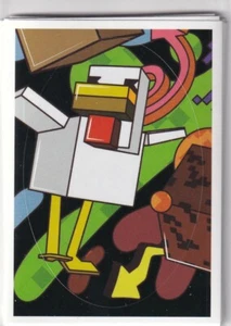 Panini Minecraft Sticker De Tesoro 2021 Nr. 160 Art Fuera Del Cubo Pollo - Picture 1 of 1