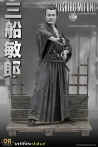 OLD & RARE: TOSHIRO MIFUNE (Lim.500) 1/6 STATUE 30 cm INFINITE STATUE - Imagen 1 de 10