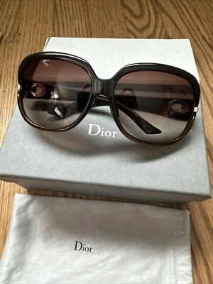 Gafas de sol Christian Dior para mujer Cannage My Lady 7FS marrón degradado estrás Foto 1 de 4