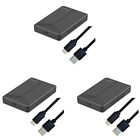 3X USB 3.1 Mobile Festplatten Kasten 2,5  SATA Festplatten Kasten SSD G8567