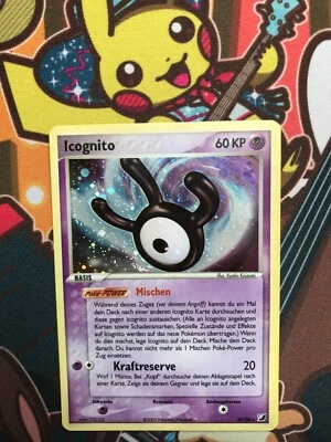 Icognito Holo W/28 ex Verborgene Mächte deutsch Pokemon Karten NM - Bild 1 von 2