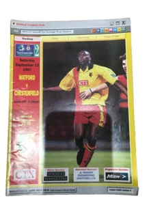 WATFORD V CHESTERFIELD - DIVISION TWO - 13/9/1997 - Picture 1 of 1