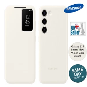 Samsung Galaxy S23 Smart View Wallet Case Cream - EF-ZS911CUEGWW - Photo 1 sur 6