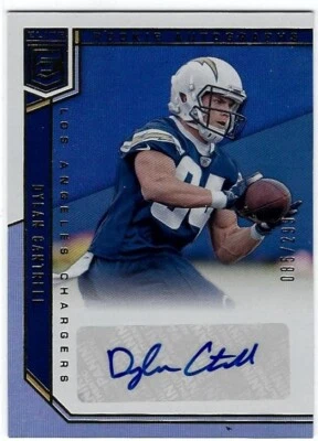 2018 DONRUSS ELITE DYLAN CANTRELL ROOKIE AUTO 85/299 - Image 1 of 2