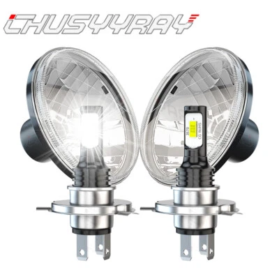 Par de faros LED DRL de 7" para camioneta Ford F 100 F 250 F 350 1953-1977 Foto 1 de 4
