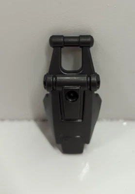 Lego Hero Factory Part 92222 Shield With Bar Handle Dark Gray x1 - Image 1 of 2