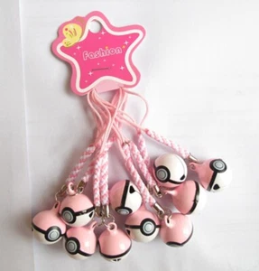 New 60 pcs Japanese anime Jingle Bells Lanyard DIY Making Accessories keychians - Picture 1 of 1