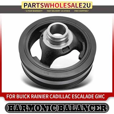 Polea de manivela equilibradora armónica para GMC Sierra 1500 Savana 1500 Cadillac Escalade Foto 1 de 4