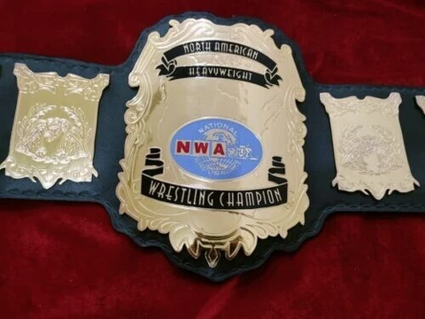 NWA NATIONAL NORTH AMERICAN WRESTLING CHAMPIONSHIP BELT 2MM ZINC Cover
