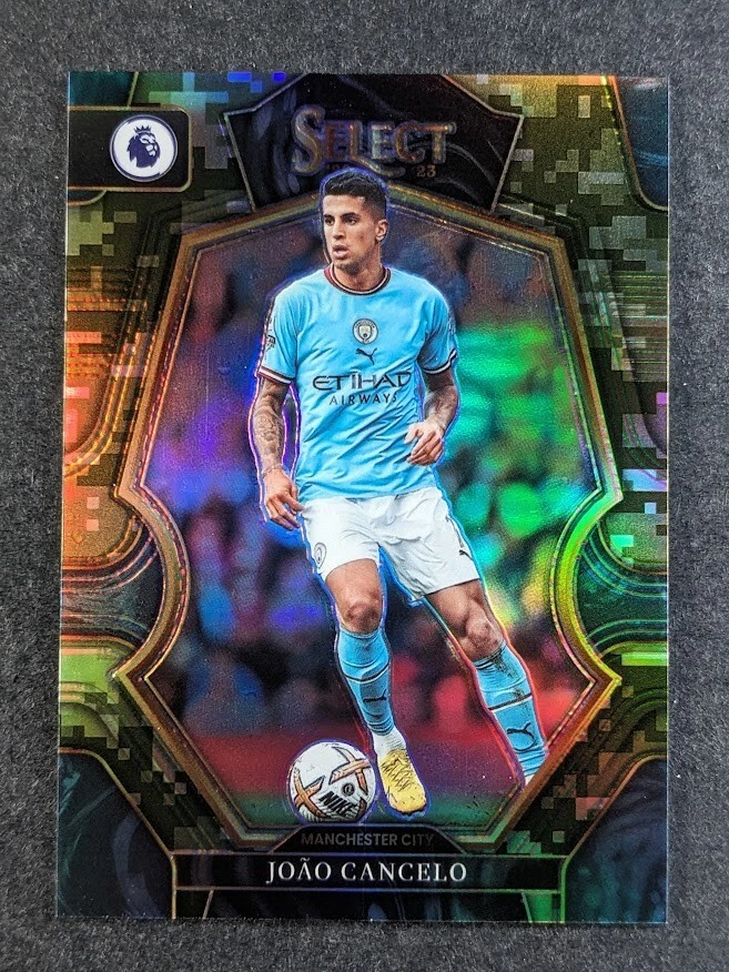 2022-23 Panini Select EPL JOAO CANCELO /199 Camo Prizm Mezzanine Manchester City