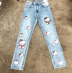 Handmade Girls Hello Kitty Pants - Picture 1 of 2