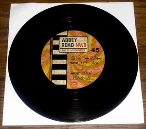 THE KNACK ~ IT'S YOU ~ UK 1-SIDED ABBEY ROAD 7" ACETATE 1980 - Picture 1 of 3
