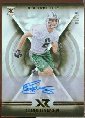 Chad Hansen/99 Rookie Card 2017 Panini XR Autographs #103  - Image 1 of 2
