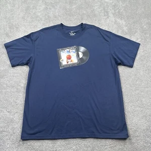 Nike Vinyl Soul Max90 Men's T Shirt Size Large Blue FQ4914 Loose Fit - Picture 1 of 10