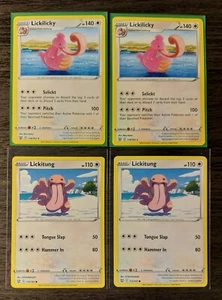 2x Lickilicky 114/163 & 2x Lickitung 113/163 Pokemon card Battle Styles NM - Picture 1 of 1