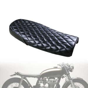 Seat Pillion Cushion Long Passenger Pad Motor Cafe Racer Fit For Honda Harley - Picture 1 of 6