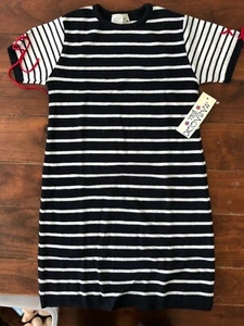 Masaccio Boutique Streifen Marine Pullover Kleid 6 Neu mit Etikett  - Bild 1 von 1