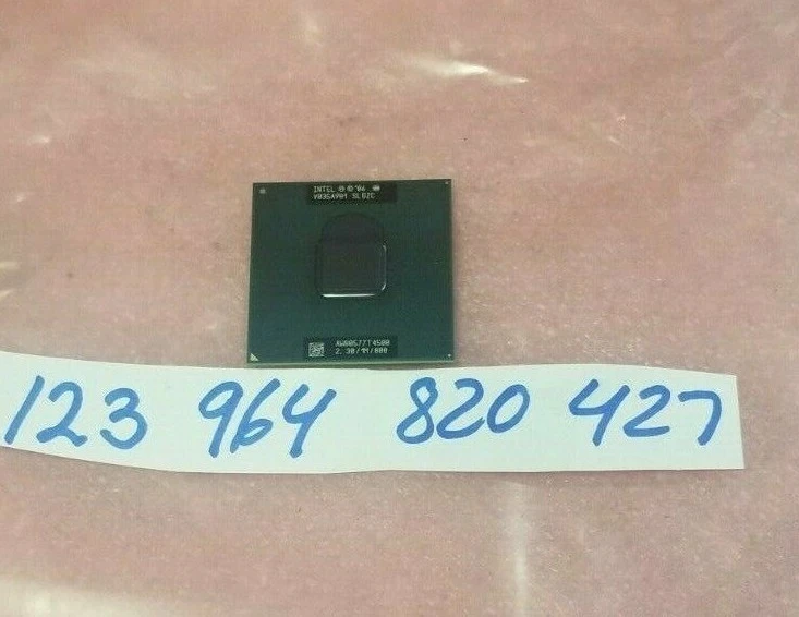  (Intel Pentium T4500)  Intel Pentium Dual-Core Mobile  SOCKET P  AW80577GG0521M - Image 1 of 1