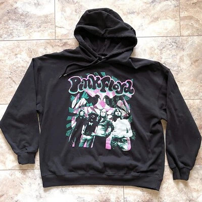 Moletom com capuz Pink Floyd feminino tamanho XXL serve SLIM sem bolsos licenciado LEIA - Imagem 1 de 4