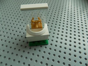 Lego MOC Furniture Bathroom/Kitchen Sink Faucet Translucent Clear Backdrop - Picture 1 of 3