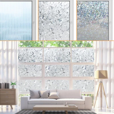 Sichtschutzfolie Bad Daftende Folie Milchglas Selbstklebend Klebe Fensterfolie - Bild 1 von 4