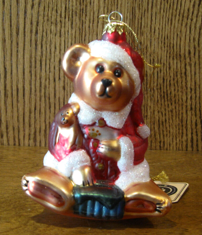 Boyds Bearstone Ornament #391000 S. C. NORTHSTAR 4.75" L.Ed. Glass