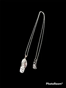 Sterling Silver "Always at Your Side" Paw Print Flip Flop Beach Shoes Sandal  - Picture 1 of 8