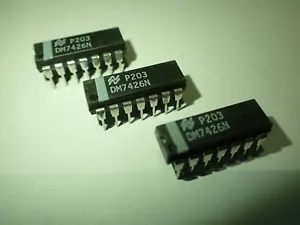 National 6 x DM7426N ORIGINAL NSC SEMI CHIPS DIP14 UKSTOCK - Picture 1 of 3