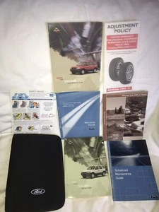 2004 Ford Escape Owners Manual w Case OEM Quick Ref & Maintenance Guide - Picture 1 of 4
