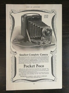 Vintage 1902 Pocket Paco Smallest Camera Rochester Full Page Original Ad - 1021 - Picture 1 of 1