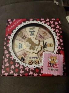 WDW DISNEY 2011 LOVE IS MAGICAL PIN EVENT LE 250 CUPID SPINNER JUMBO DUFFY TINK - Picture 1 of 3