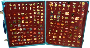 Vintage Impressive mehr als 200 Pin Sammlung Stücke aus den 70er und 80er Jahren - Bild 1 von 14