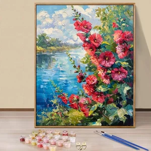 YALKIN Scenery Paint by Numbers for Adults Beginner without Frame 16x20in - Picture 1 of 5