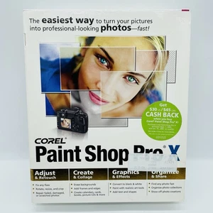 Corel PaintShop Pro X -Editing Software WINDOWS PC CD-ROM, New SEALED - Picture 1 of 6