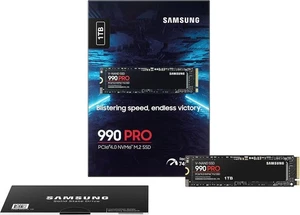 Samsung 990 PRO NVMe M.2 SSD 1TB, PCIe 4.0, MZ-V9P1T0BW NUEVO con 5 años de garantía - Imagen 1 de 7